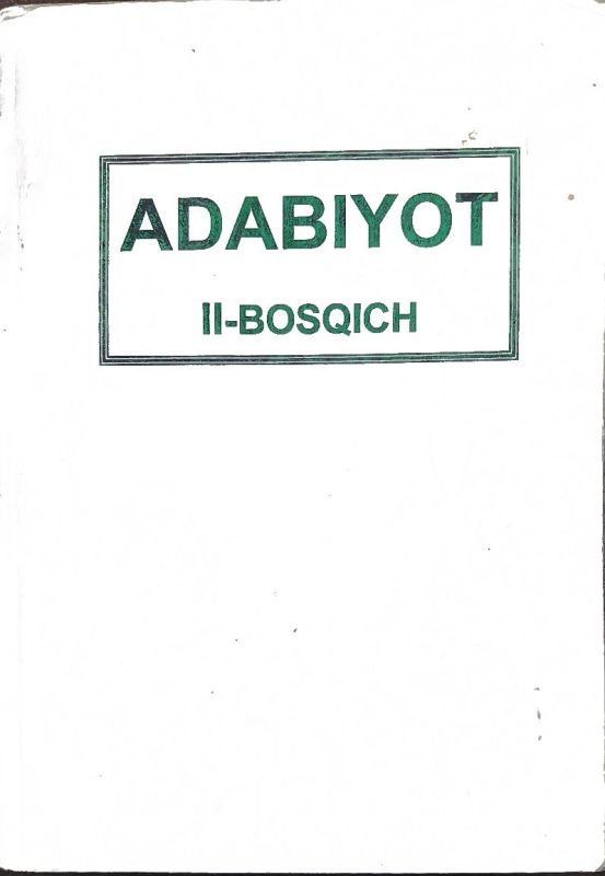 ADABIYOT