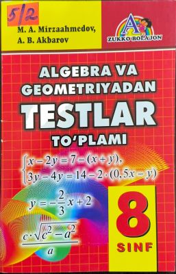 ALGEBRA VA GEOMETRIYADAN TESTLAR TO'PLAMI