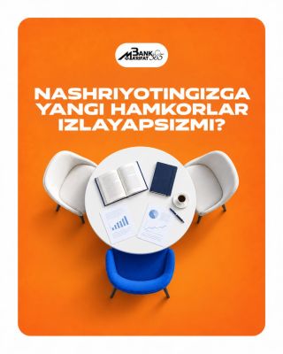 Nashriyotingiz uchun yangi hamkorlar izlayapsizmi?